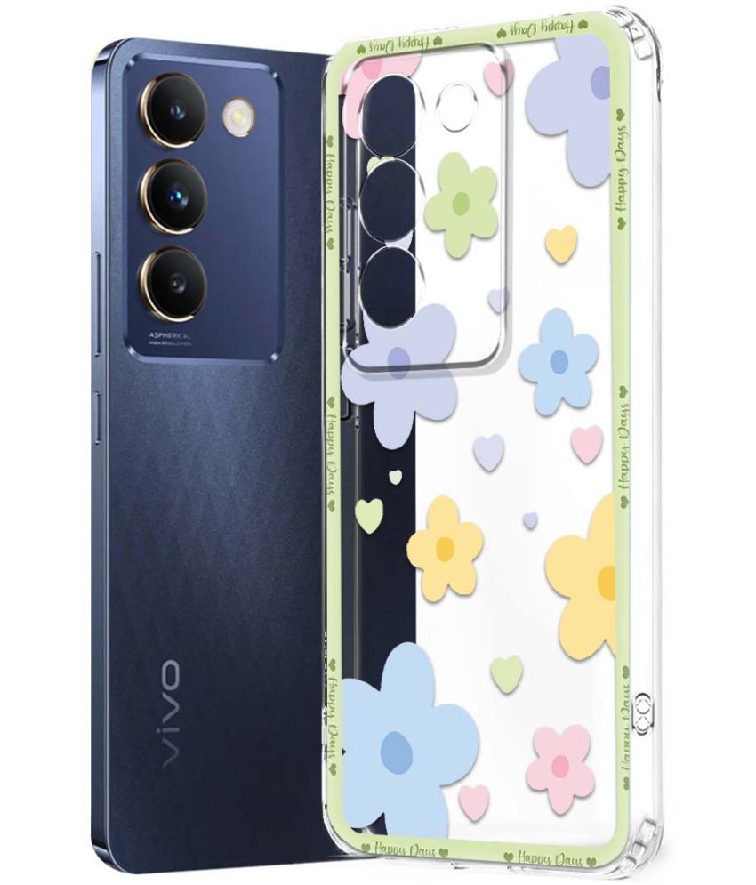     			Fashionury Multicolor Printed Back Cover Silicon Compatible For Vivo Y200e 5G ( Pack of 1 )