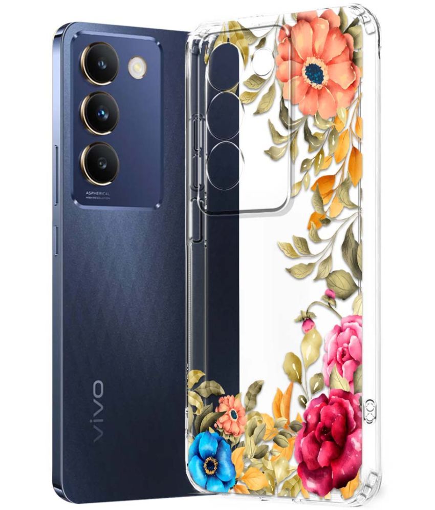     			Fashionury Multicolor Printed Back Cover Silicon Compatible For Vivo Y200e 5G ( Pack of 1 )