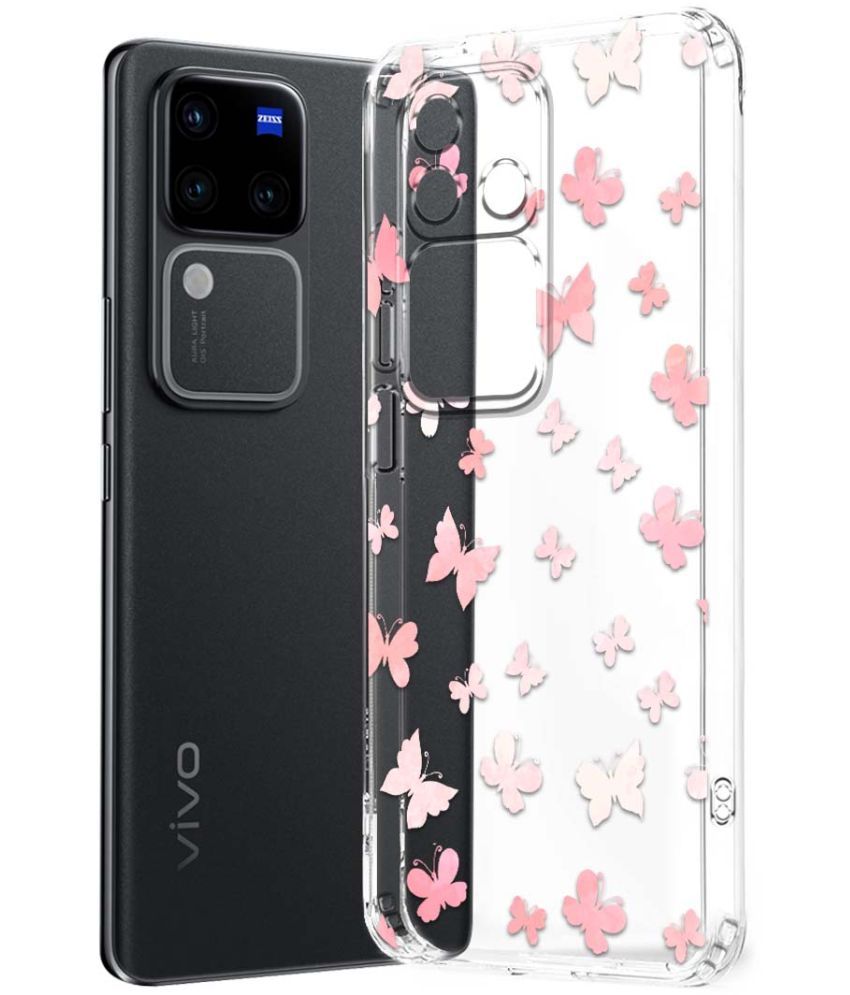     			Fashionury Multicolor Printed Back Cover Silicon Compatible For Vivo V30 Pro 5G ( Pack of 1 )