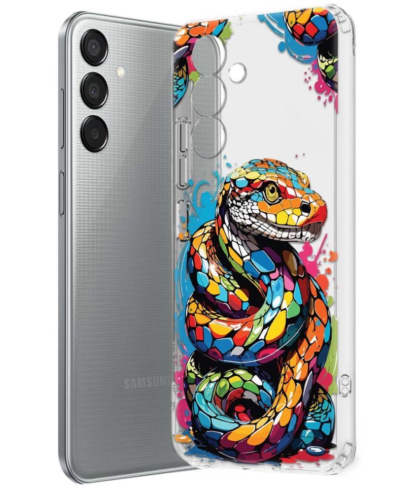     			Fashionury Multicolor Printed Back Cover Silicon Compatible For Samsung Galaxy M15 5G ( Pack of 1 )