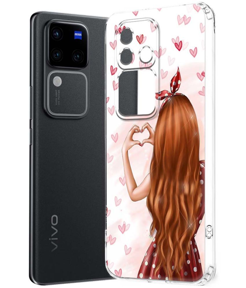     			Fashionury Multicolor Printed Back Cover Silicon Compatible For Vivo V30 Pro 5G ( Pack of 1 )