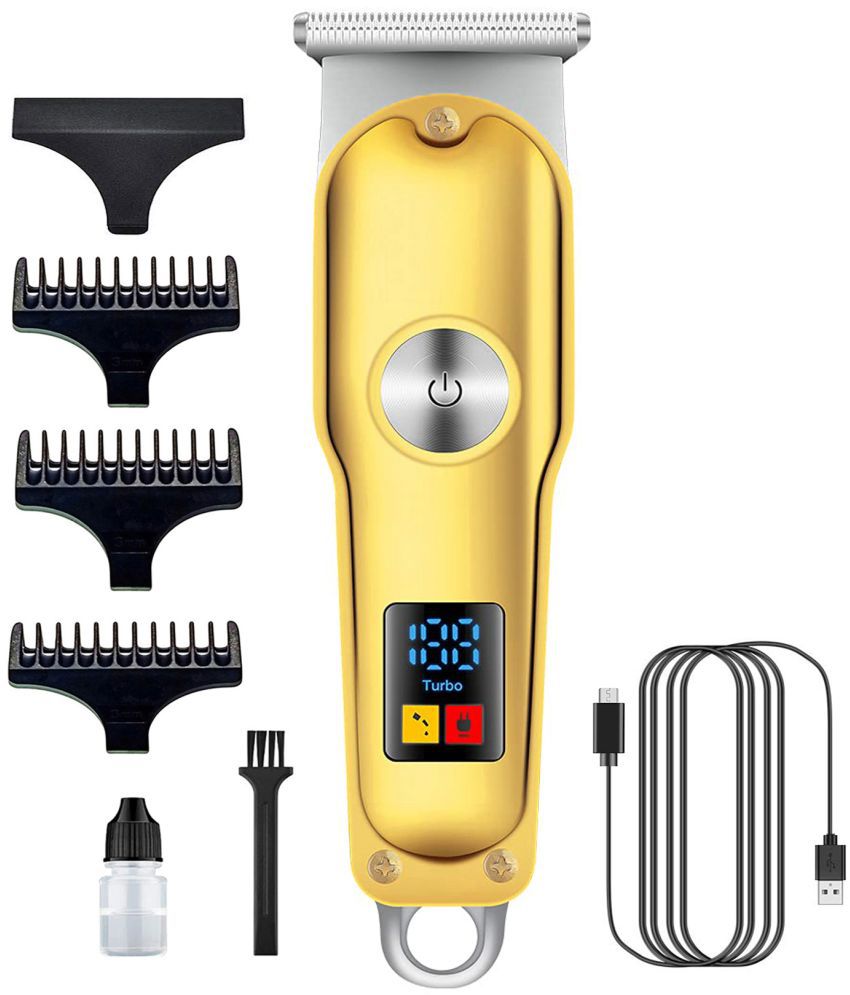     			geemy Led Display Multicolor Cordless Beard Trimmer With 60 minutes Runtime
