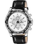 Swisstyle Black Leather Analog Men's Watch