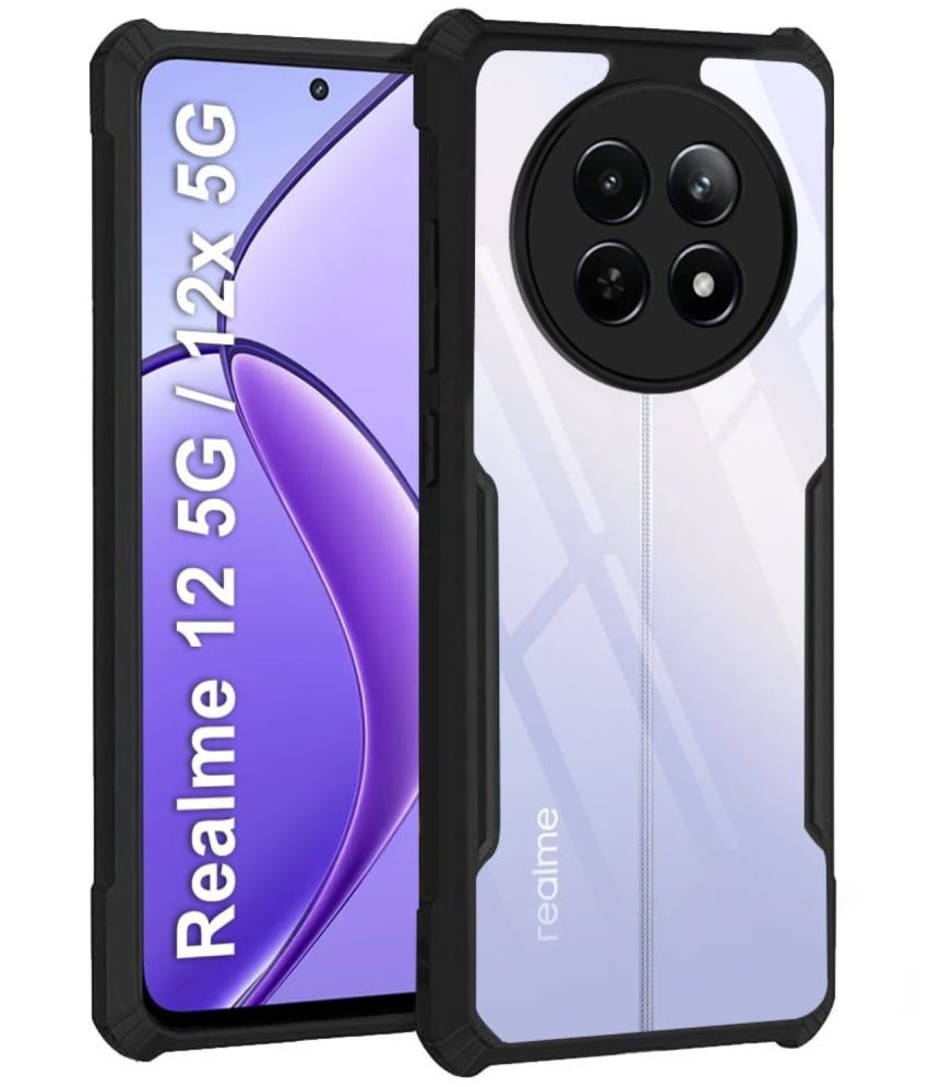     			Case Vault Covers Shock Proof Case Compatible For Polycarbonate Realme 12 5G ( Pack of 1 )