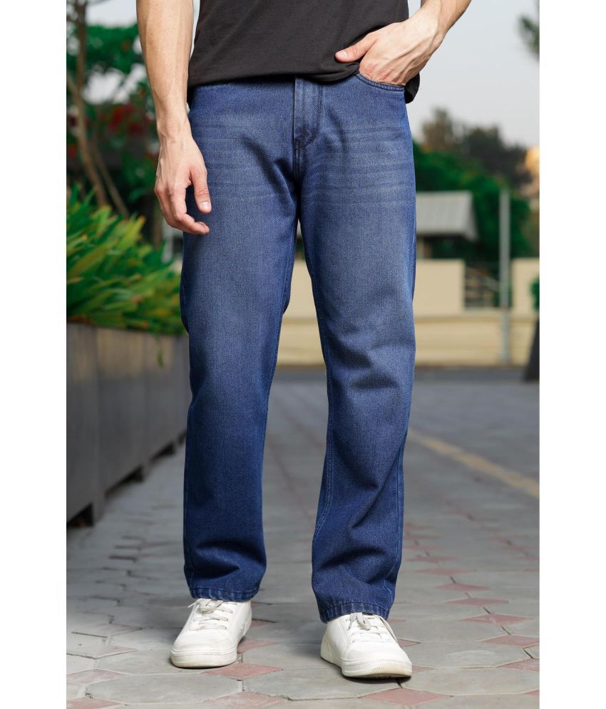     			RAGZO Relaxed Faded Men's Jeans - Blue ( Pack of 1 )