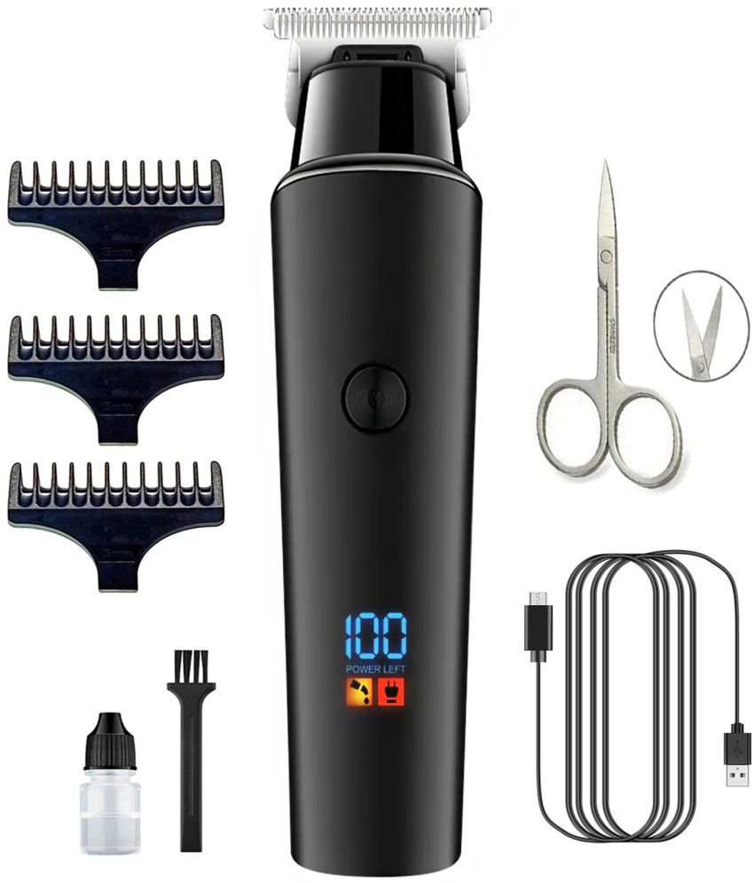     			geemy LED SCREEN Salon Pro Multicolor Cordless Beard Trimmer With 60 minutes Runtime