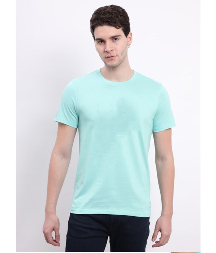     			AKTIF Cotton Oversized Fit Printed Half Sleeves Men's T-Shirt - Mint Green ( Pack of 1 )