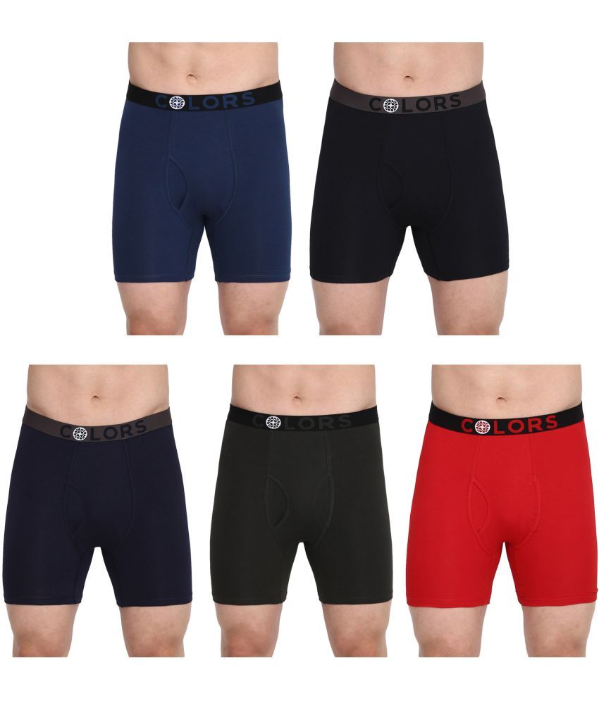     			COLORS by Rupa Frontline Multicolor Cotton Men's Trunks ( Pack of 5 )