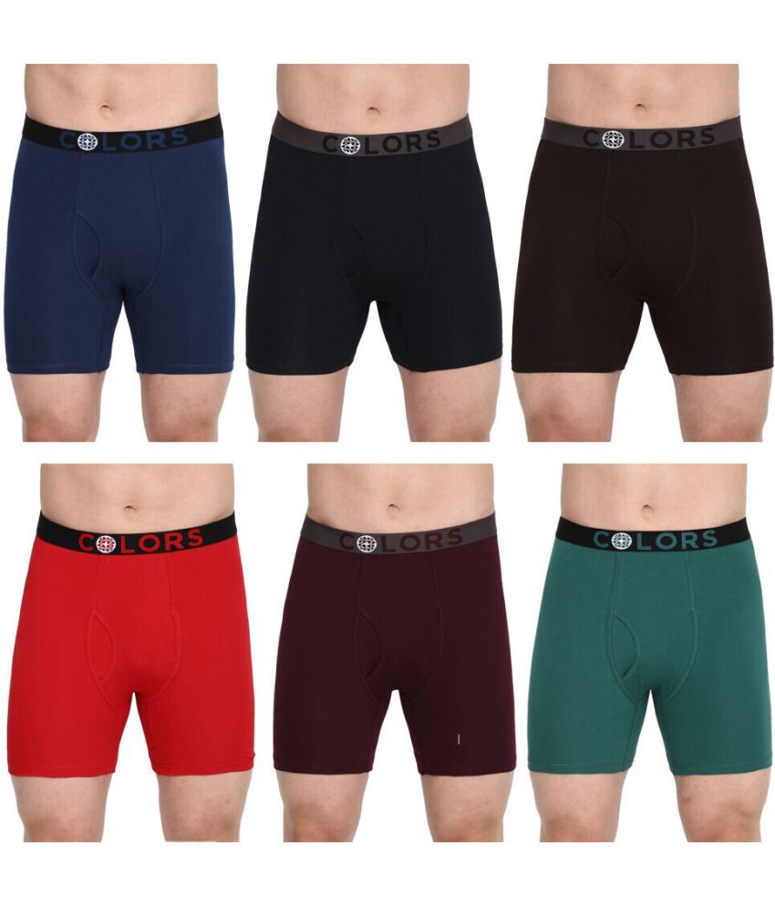     			COLORS by Rupa Frontline Multicolor Cotton Men's Trunks ( Pack of 6 )