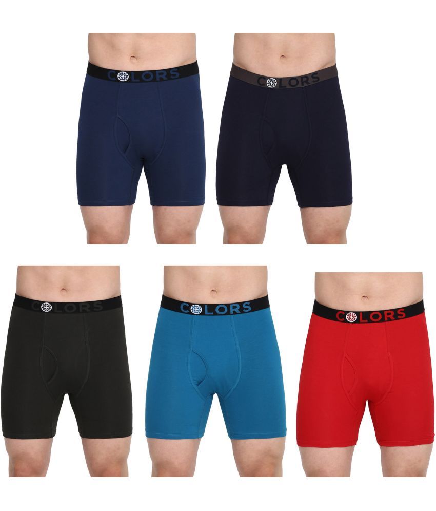     			COLORS by Rupa Frontline Multicolor Cotton Men's Trunks ( Pack of 5 )