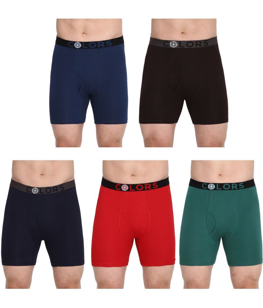     			COLORS by Rupa Frontline Multicolor Cotton Men's Trunks ( Pack of 5 )