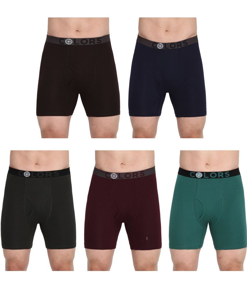     			COLORS by Rupa Frontline Multicolor Cotton Men's Trunks ( Pack of 5 )