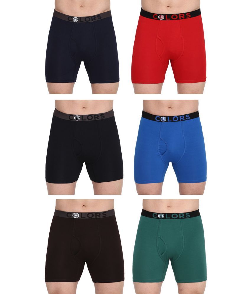     			COLORS by Rupa Frontline Multicolor Cotton Men's Trunks ( Pack of 6 )