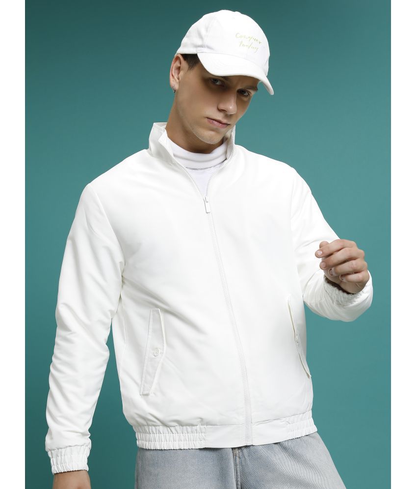     			Ketch Polyester Men's Quilted & Bomber Jacket - White ( Pack of 1 )