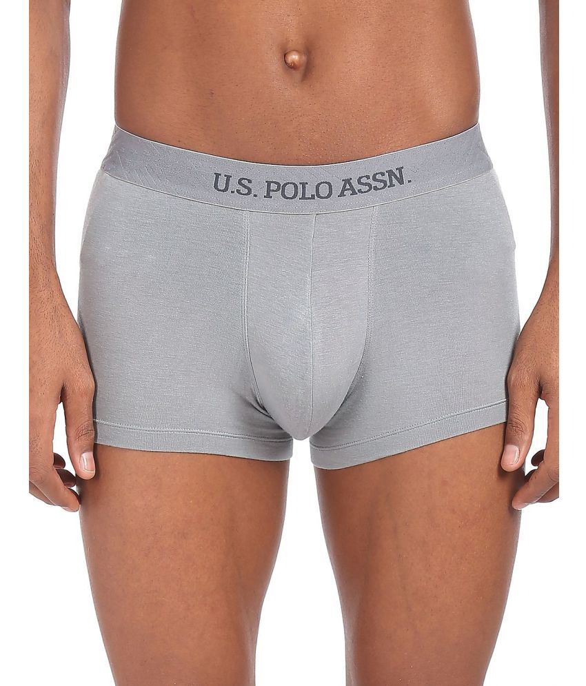     			U.S. Polo Assn. Grey Modal Men's Trunks ( Pack of 1 )