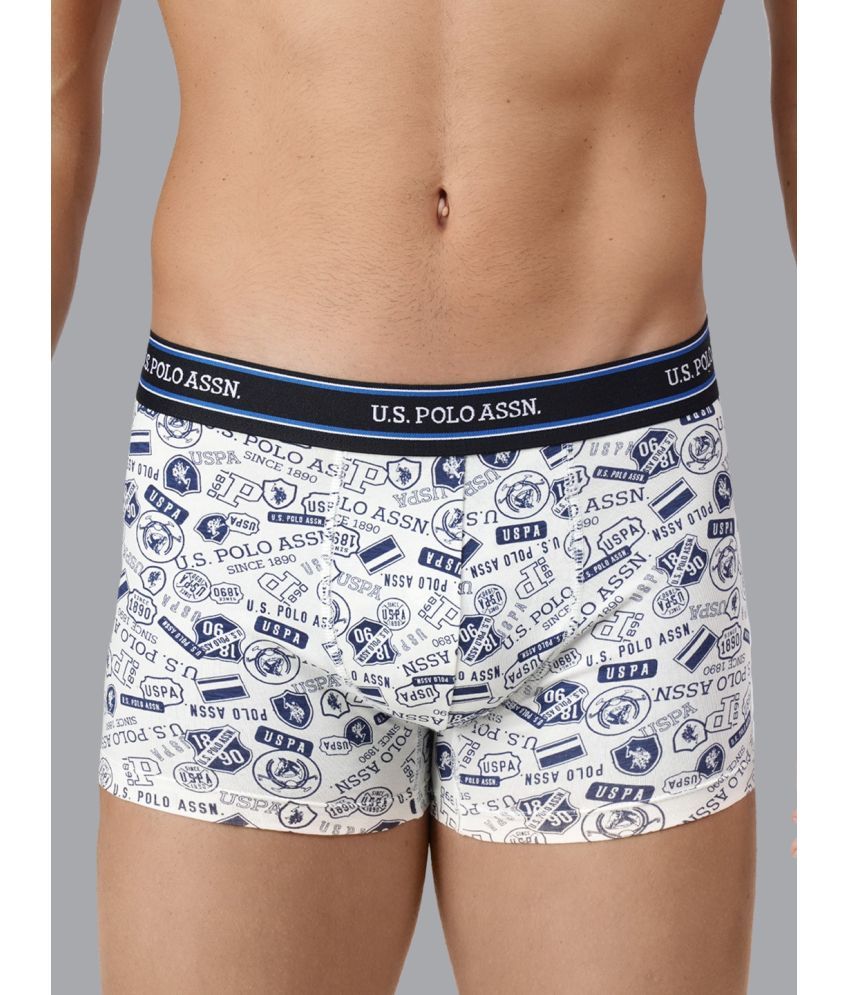     			U.S. Polo Assn. Off White Cotton Men's Trunks ( Pack of 1 )