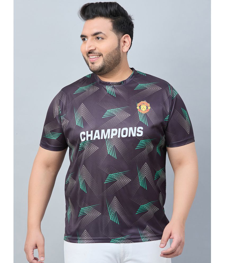    			AUSTIVO Multicolor Polyester Regular Fit Men's Sports T-Shirt ( Pack of 1 )