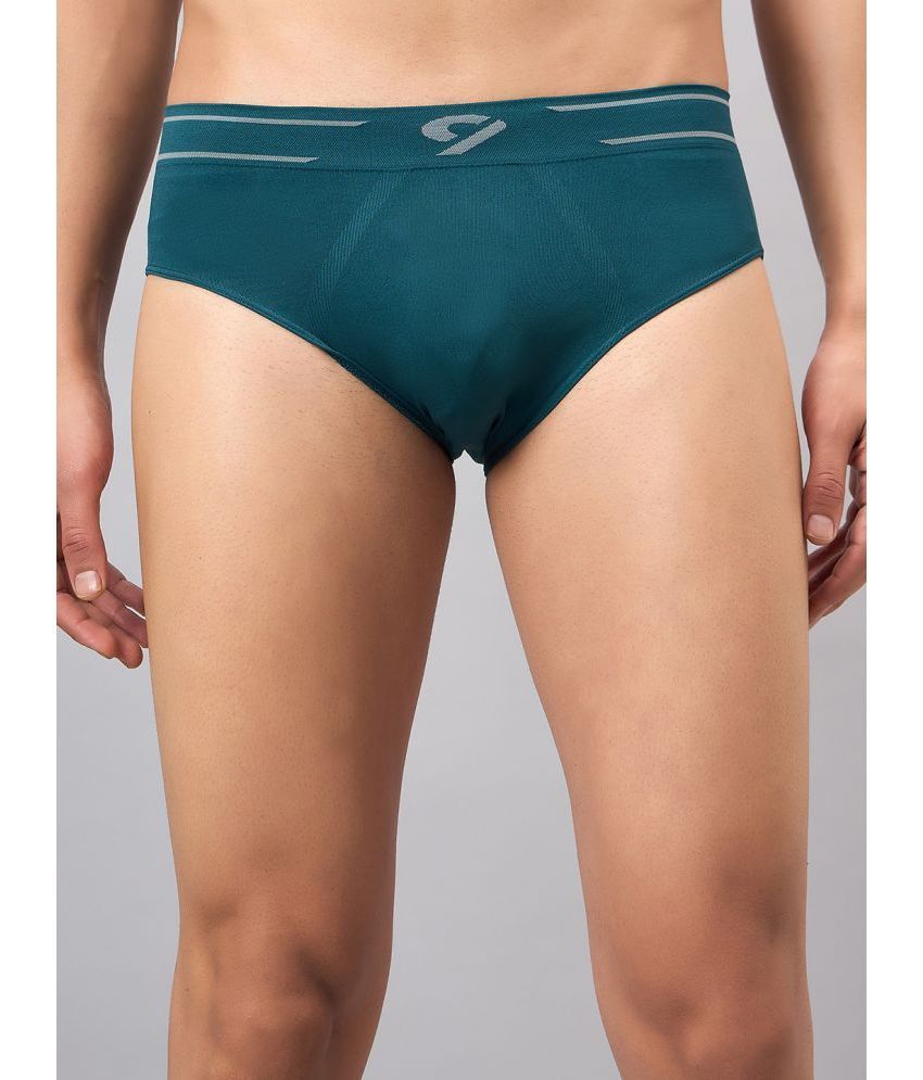     			C9 Airwear Nylon Men's Briefs ( Green )