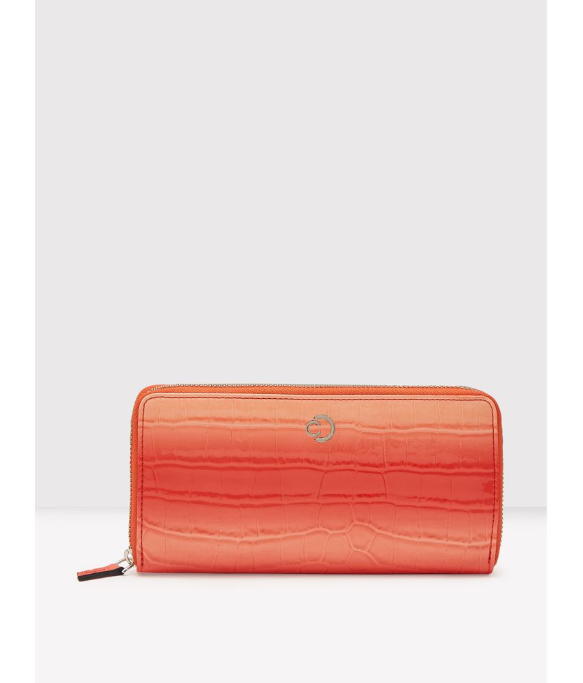     			Caprese Faux Leather Coral Women's Regular Wallet ( Pack of 1 )