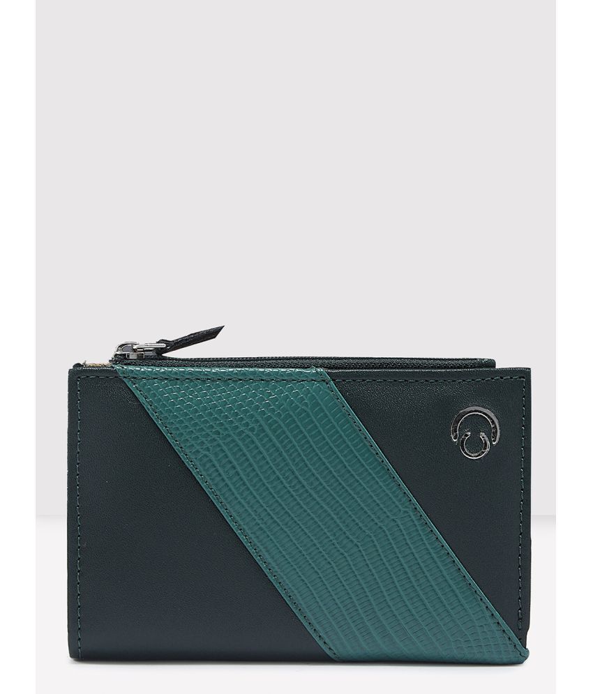     			Caprese Faux Leather Green Women's Regular Wallet ( Pack of 1 )