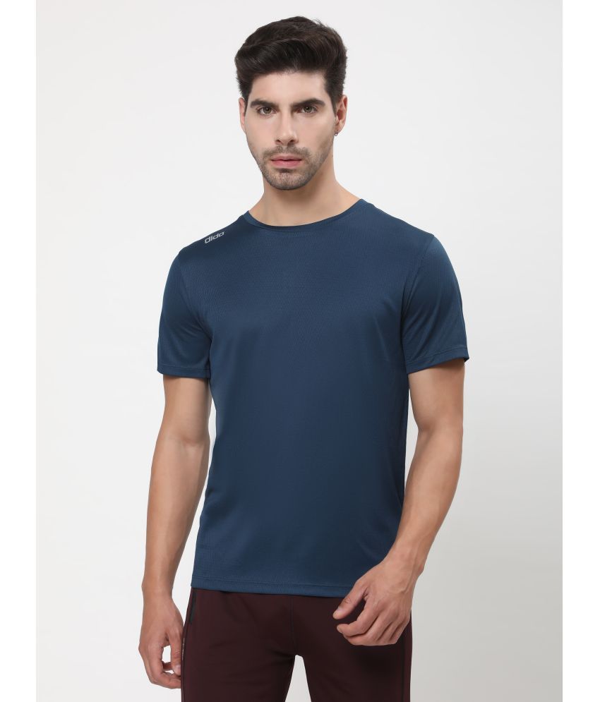     			Dida Sportswear Indigo Polyester Regular Fit Men's Sports T-Shirt ( Pack of 1 )