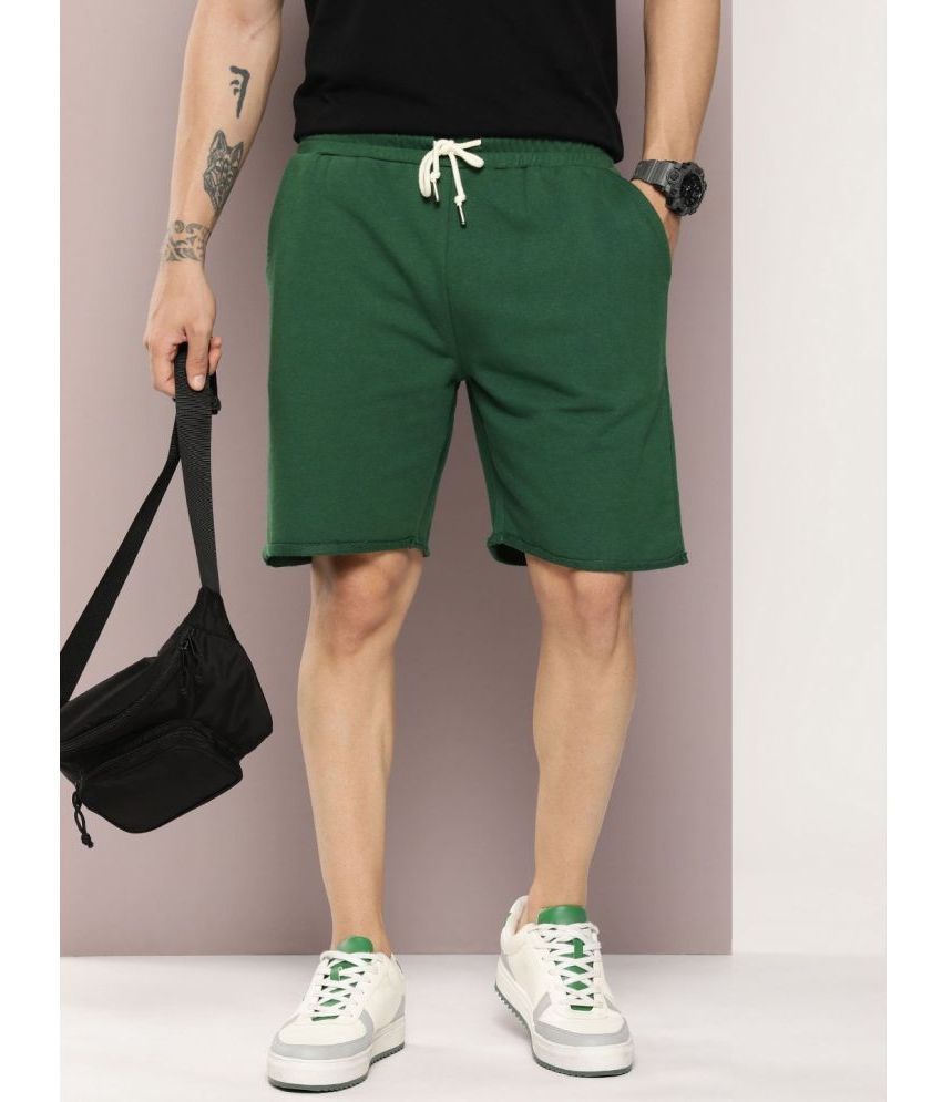     			Dillinger Green Cotton Men's Shorts ( Pack of 1 )