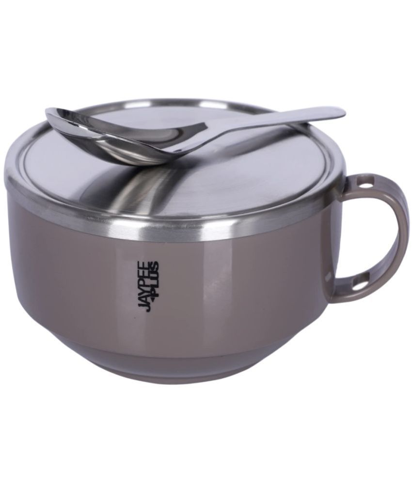     			Jaypee Plus Maxxl Soup Bowl Brand Logo Stainless Steel Soup Mug 700 mL ( Pack of 1 )