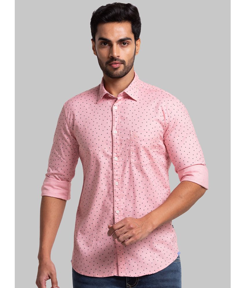     			Parx 100% Cotton Slim Fit Printed Full Sleeves Men's Casual Shirt - Red ( Pack of 1 )