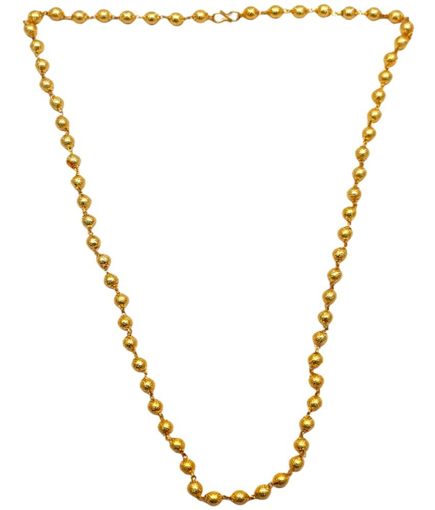     			gilher Gold Plated Chain ( Pack of 1 )