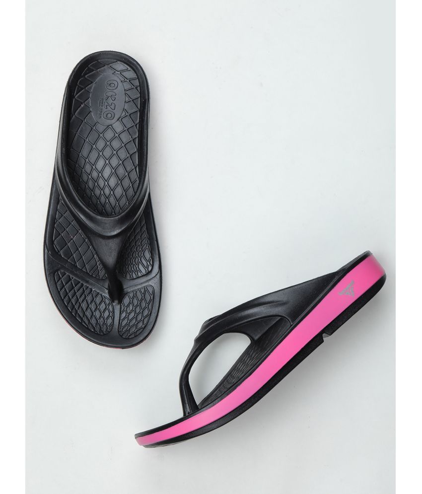     			Abros Black Women's Flip Flop