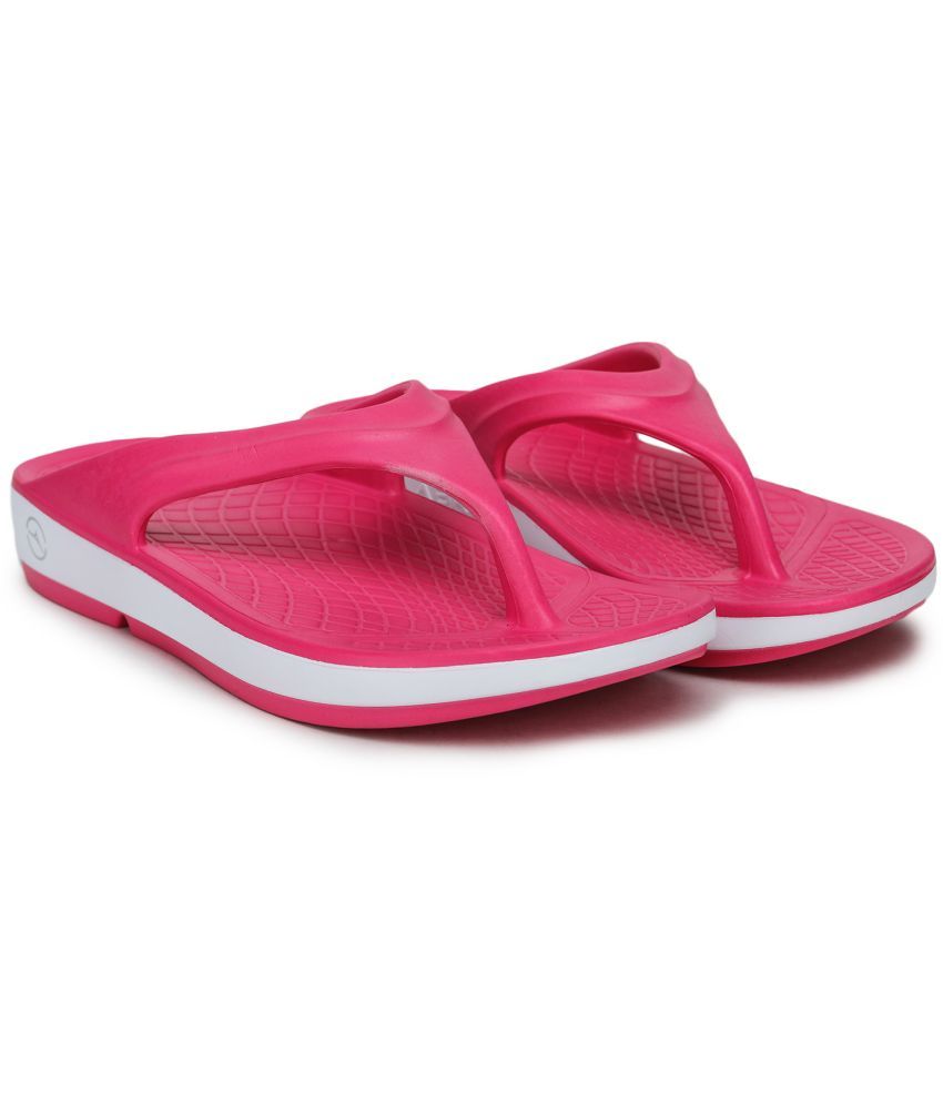     			Abros Pink Women's Flip Flop