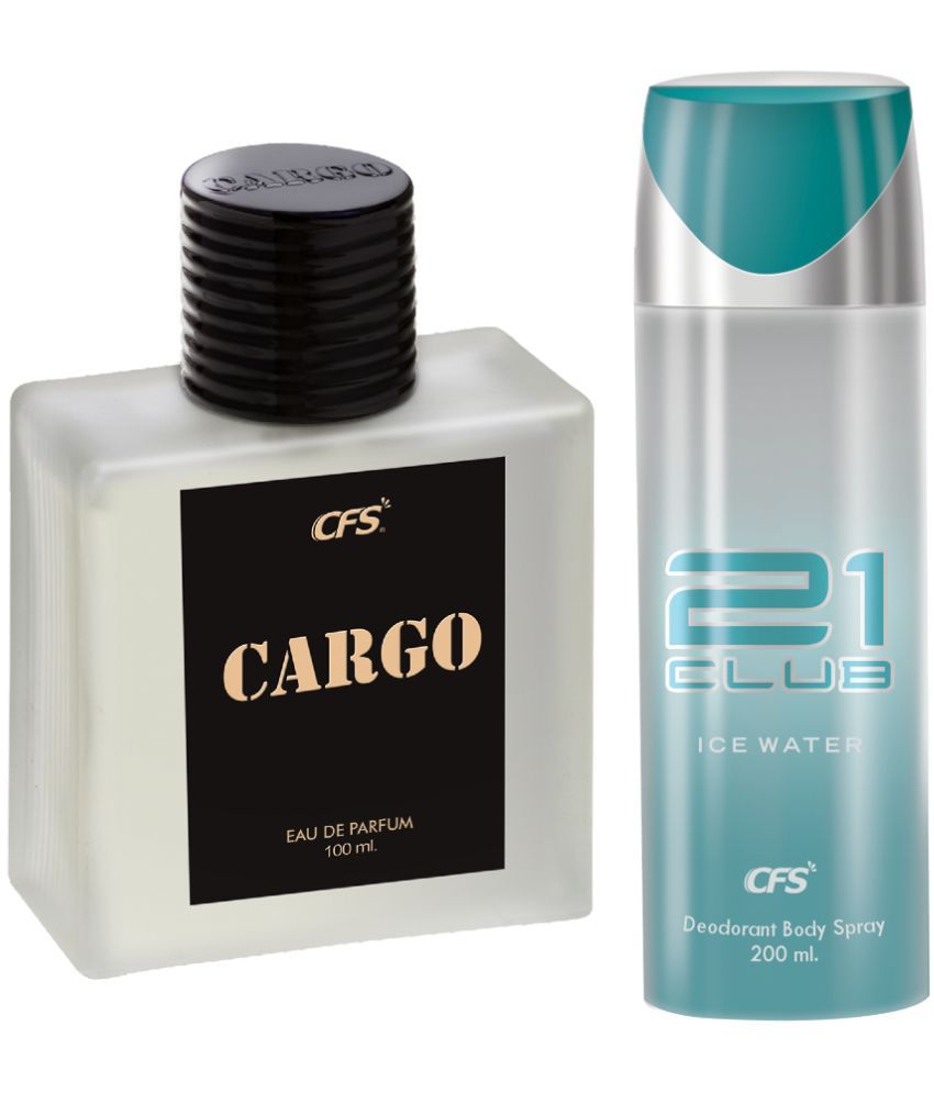     			CFS Cargo Black EDP Long Lasting Perfume & Ice Water Deodorant Body Spray