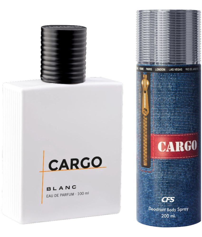     			CFS Cargo Blanc EDP Long Lasting Perfume & Cargo Blue Deodorant Body Spray