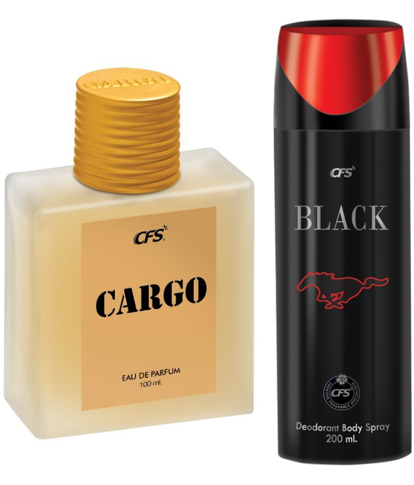     			CFS Cargo Khakhi EDP Long Lasting Perfume & Black Deodorant Body Spray