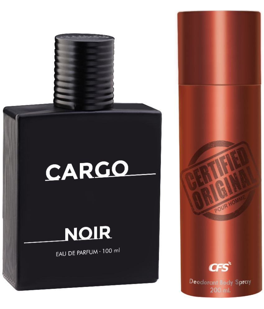     			CFS Cargo Noir EDP Long Lasting Perfume & Certified Brown Deodorant Body Spray