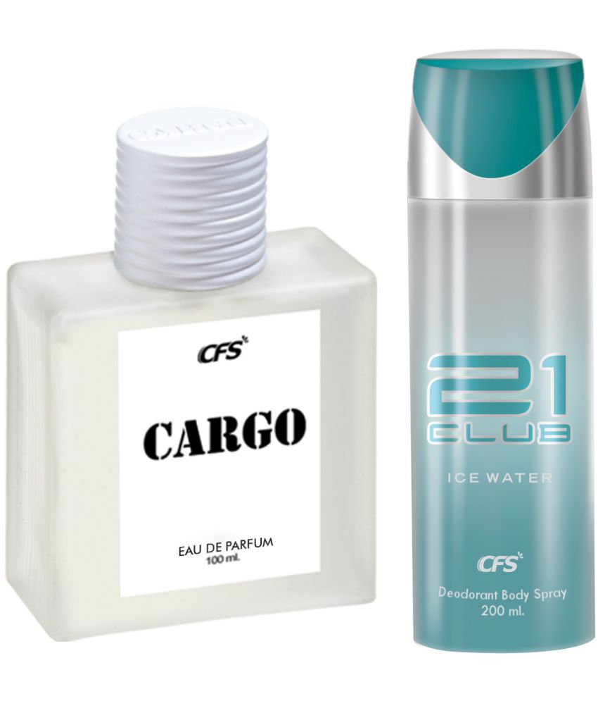     			CFS Cargo White EDP Long Lasting Perfume & Ice Water Deodorant Body Spray