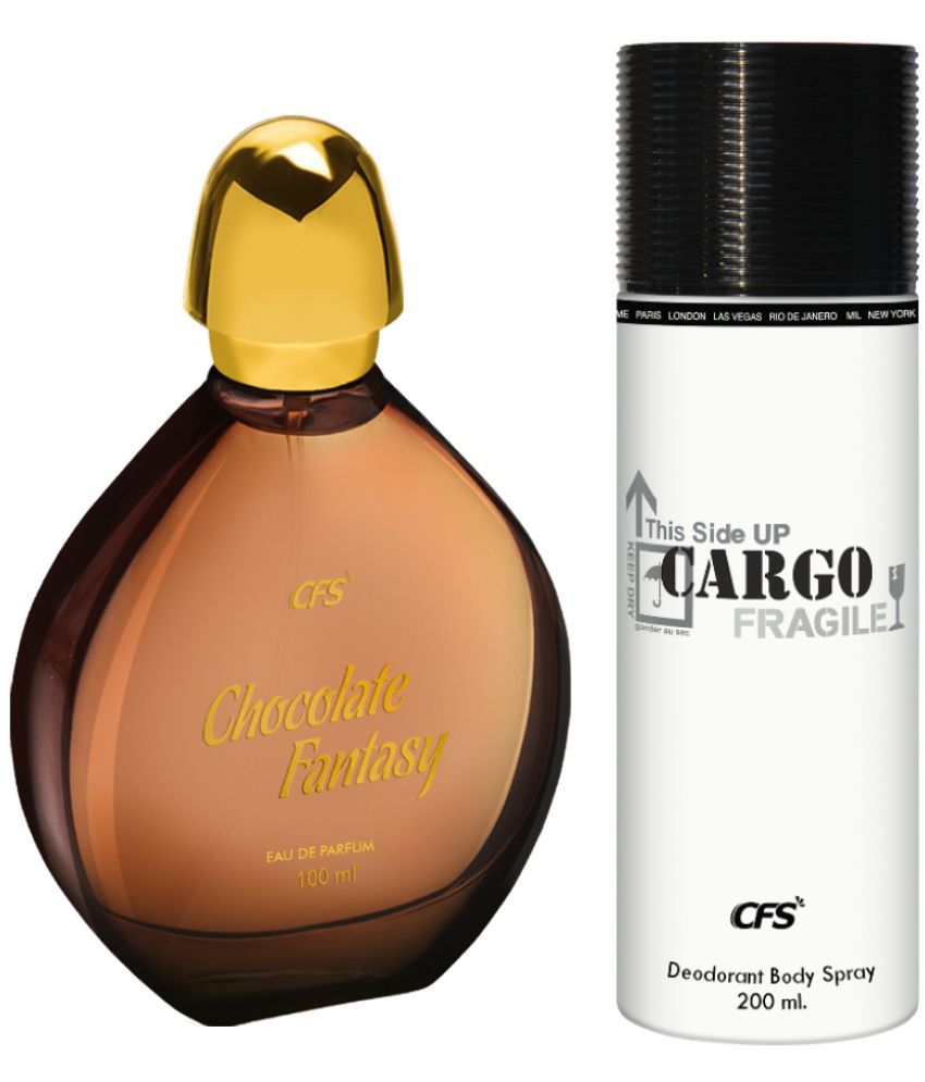     			CFS Chocolate Fantasy EDP Long Lasting Perfume&Cargo White Deodorant Body Spray