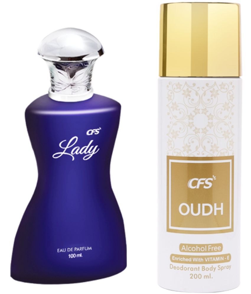     			CFS Lady EDP Long Lasting Perfume & Oudh White Deodorant Body Spray