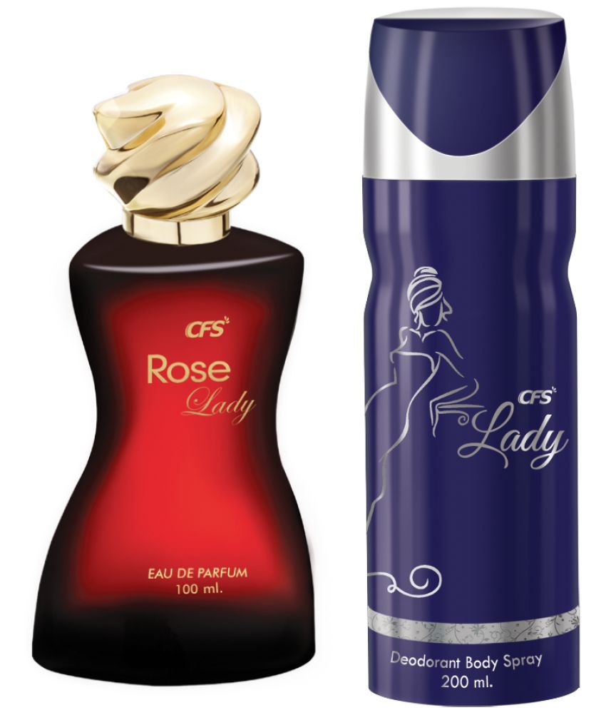     			CFS Rose Lady EDP Long Lasting Perfume & Lady Deodorant Body Spray