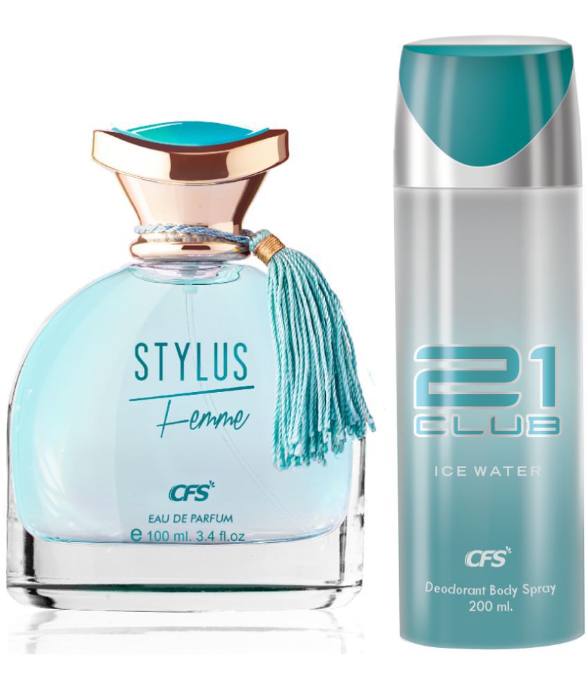     			CFS Stylus Blue EDP Long Lasting Perfume & Ice Water Deodorant Body Spray