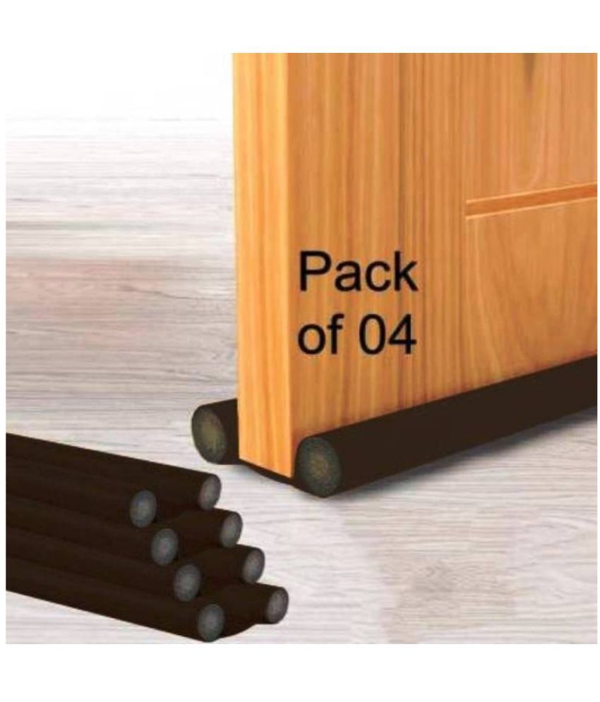     			Excent Door Bottom Sealing Strip Guard For Door (Size-36 inch) (Pack of 4 ) (Brown) Door Seal