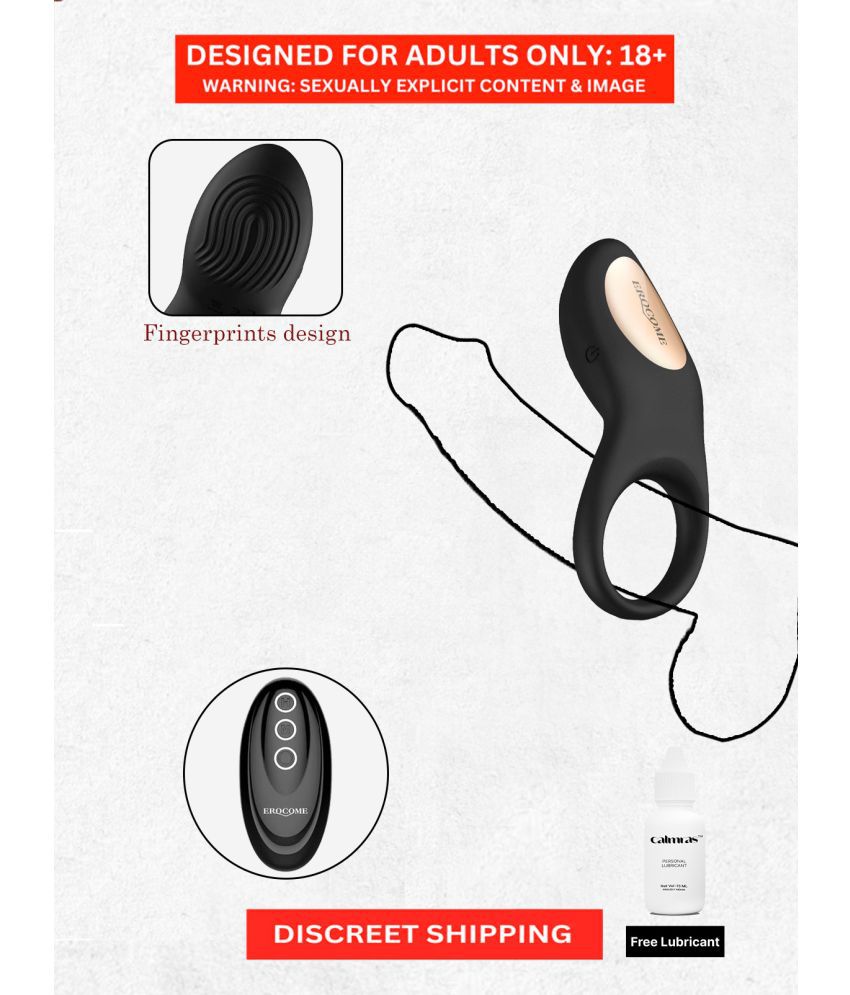     			Skin Safe Comfort Max Vibrating Wireless Remote Control Cock Ring with High Quality Soft Silicon Material For Men