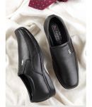 Action Black Men's Slip On Formal Shoes