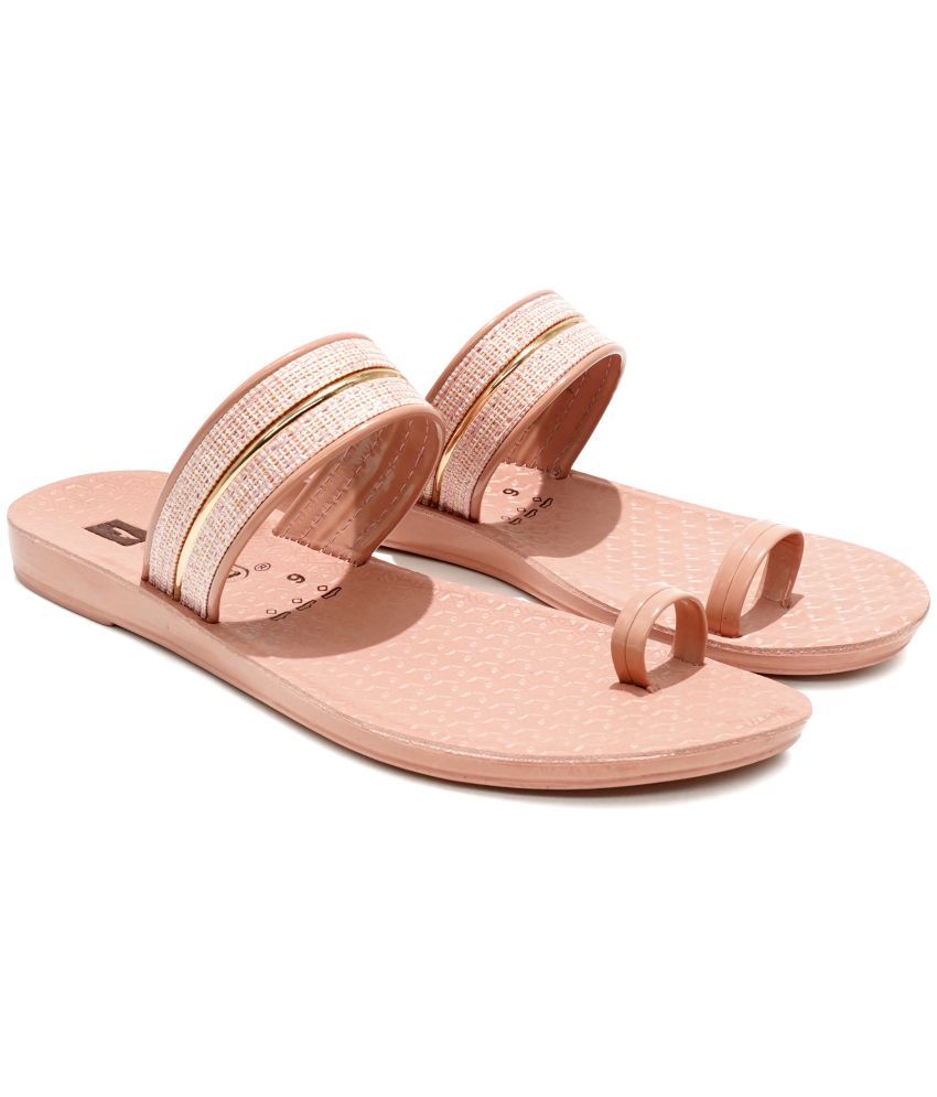     			ASIAN Peach Women's Flats