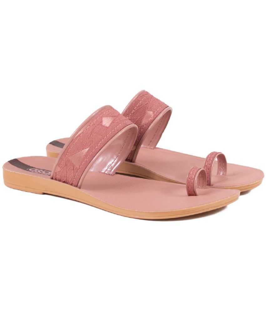     			ASIAN Peach Women's Flats