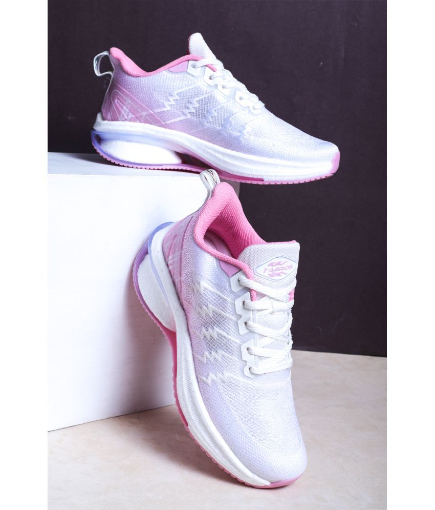     			Abros - White Women's Running Shoes