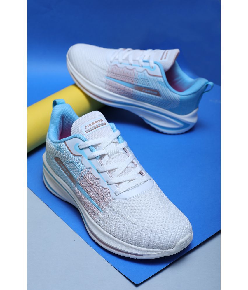     			Abros - White Women's Running Shoes