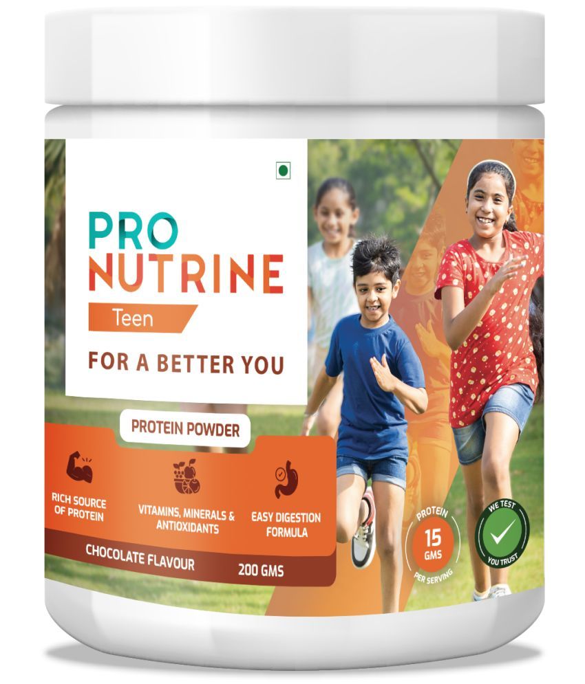     			Pro Nutrine Teens Whey Protein Whey Protein Powder ( 400 gm , Chocolate - Flavour )