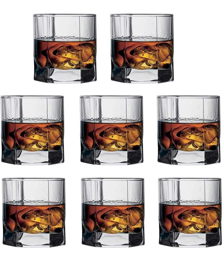     			AFAST Designer Glass Glass Whiskey Glasses 150 ml ( Pack of 8 )