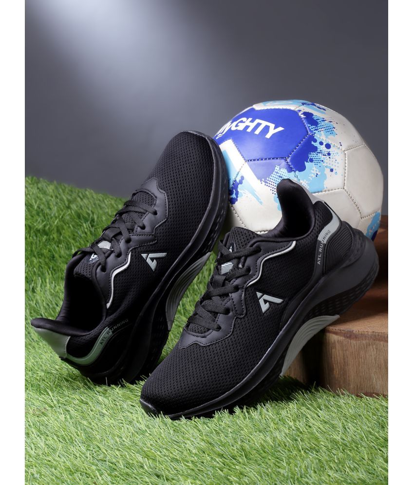     			Action Sports Shoes For Men Black Men's Sports Running Shoes